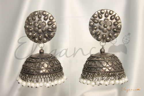 Oxidized jhumka