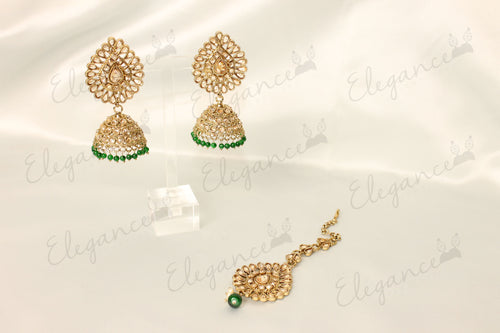 Kundan tikka set