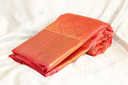 Pink Kanchi Silk Saree