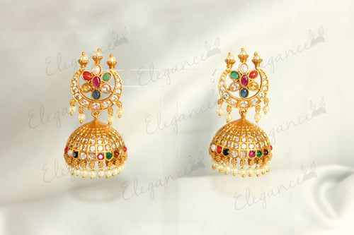 Navaratna jhumka