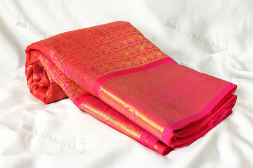 Customised Kanchipuram silk saree