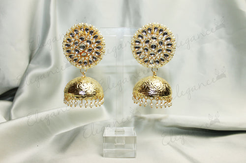 Statement Pearl Jhumka